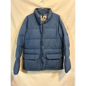 The North Face vintage brown label puffer